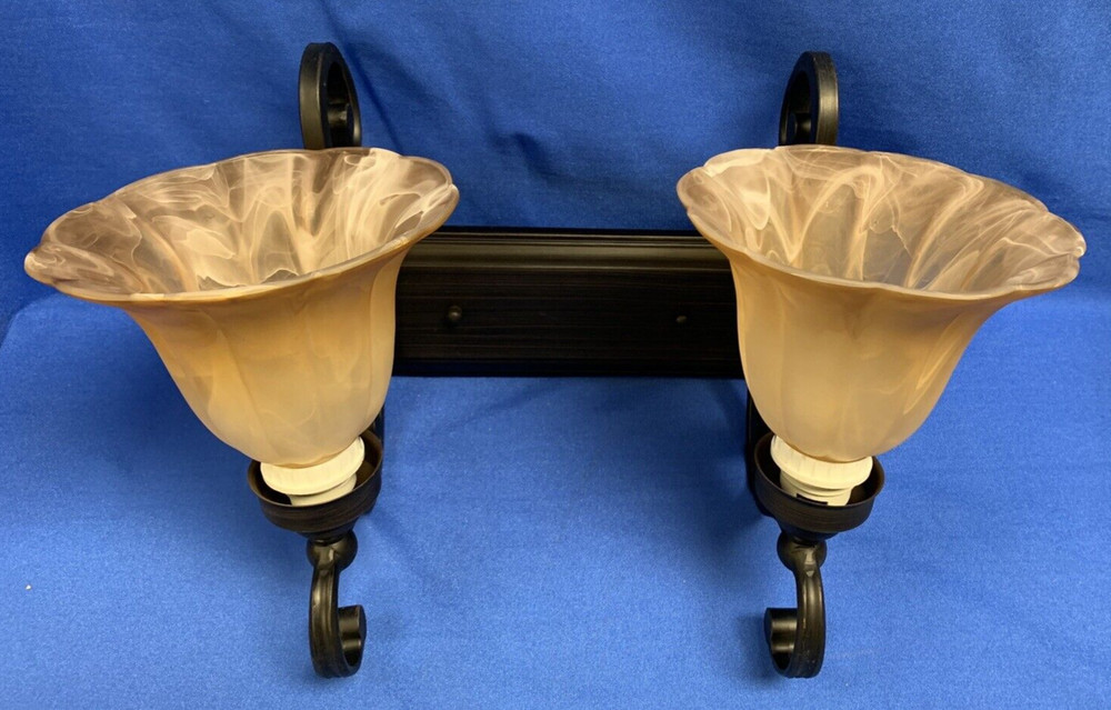 Yosemite Lighting 2-Light Bronze Finish Bathroom Vanity Light 94892VB