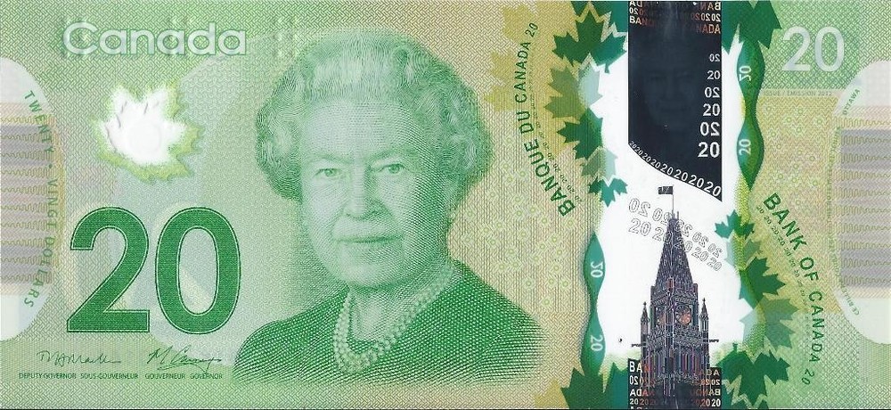 CANADA 20 DOLLARS 2012 P-108b UNC
