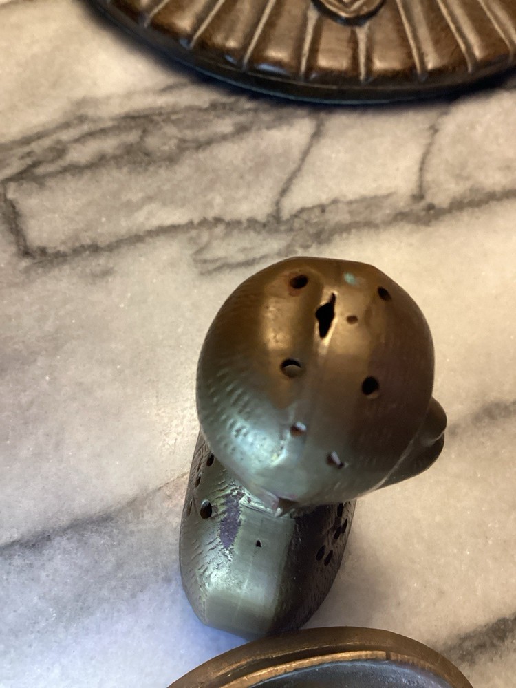 Vintage Brass Monkey Incense Burners (2)