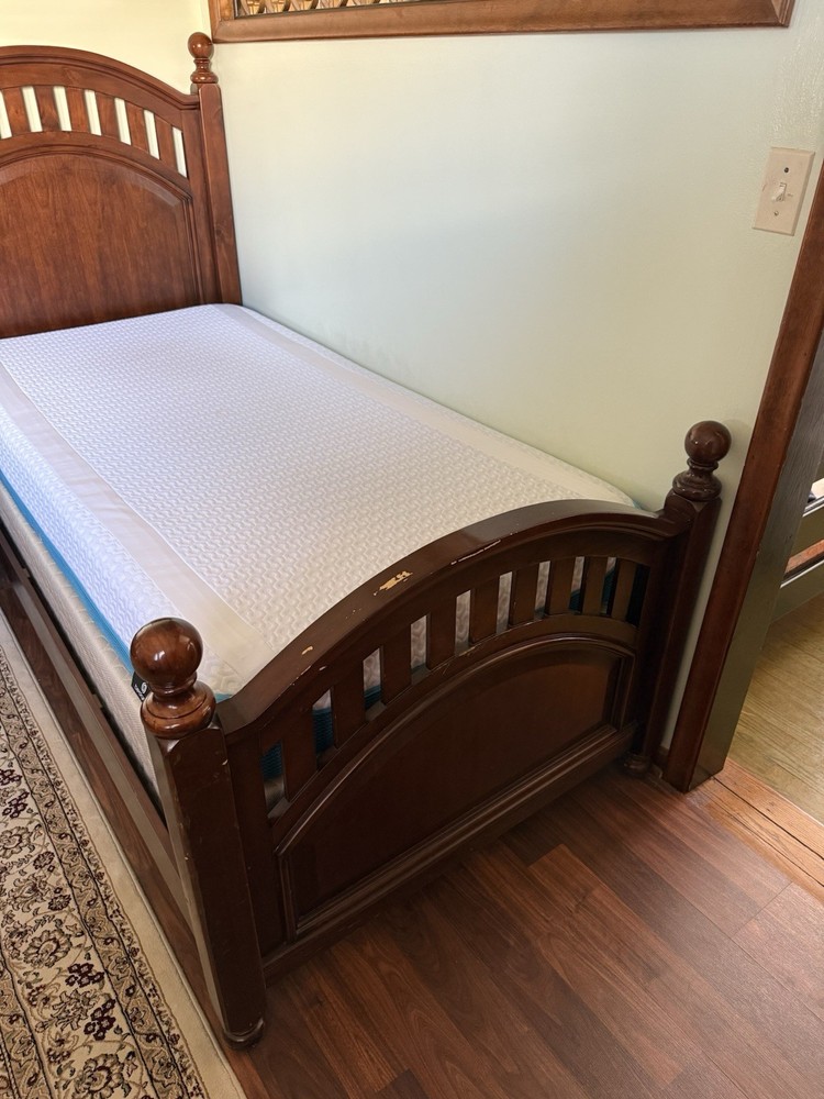 Twin Bedframe & Nightstand Set