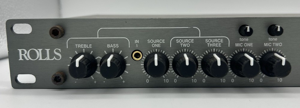 Rolls MA2355 Rack Mount Mixer/Amplifier