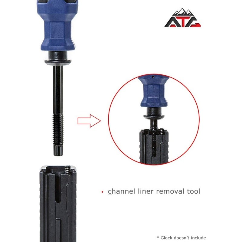 Glock Compatible Front Sight Tool W/ Disassembly Punch & Screwdriver Bits New