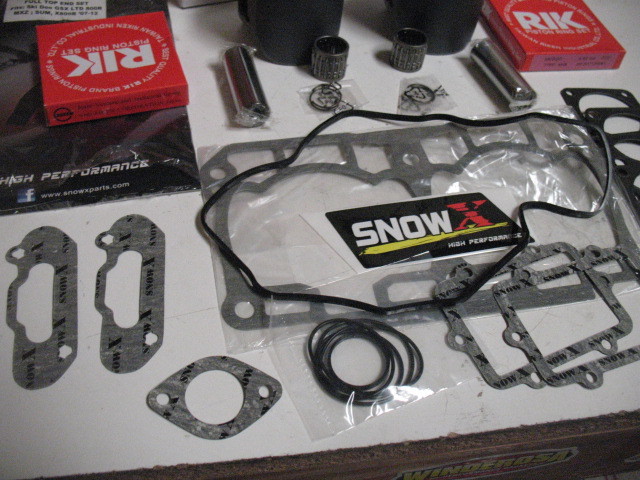 END OF SEASON SPECIAL SKIDOO 800R DUAL RING PISTON TOP END KIT BEARINGS GASKETS