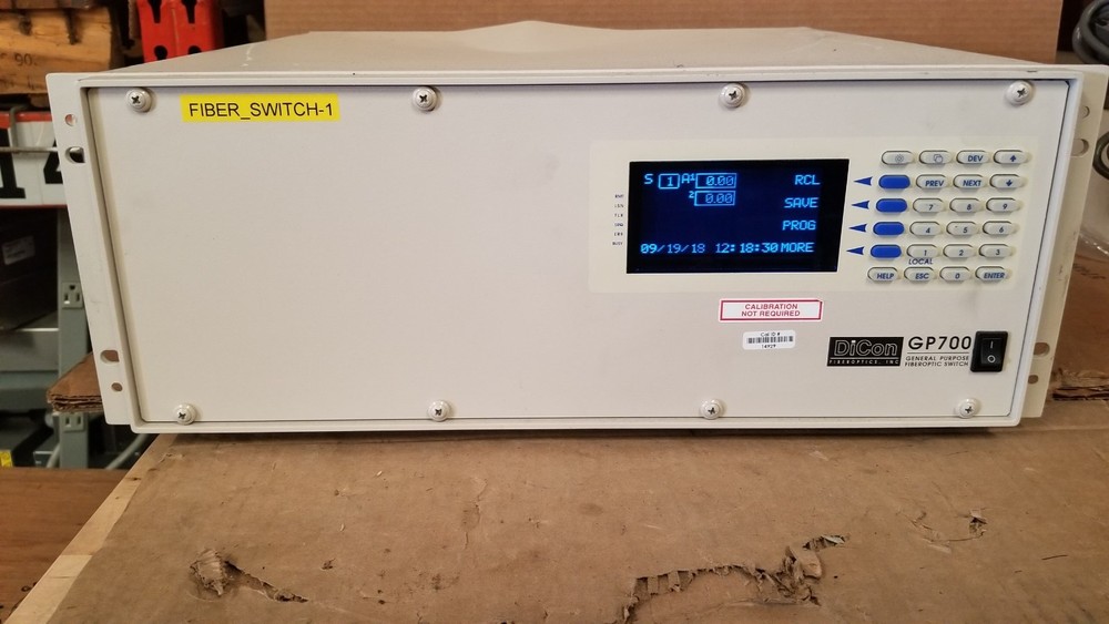 DiCon GP700 General Purpose Fiber Optic Switch Passes Self Test #6