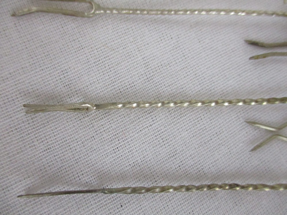 Silver Llam Forks Olive dinner party set 6 Appetizer