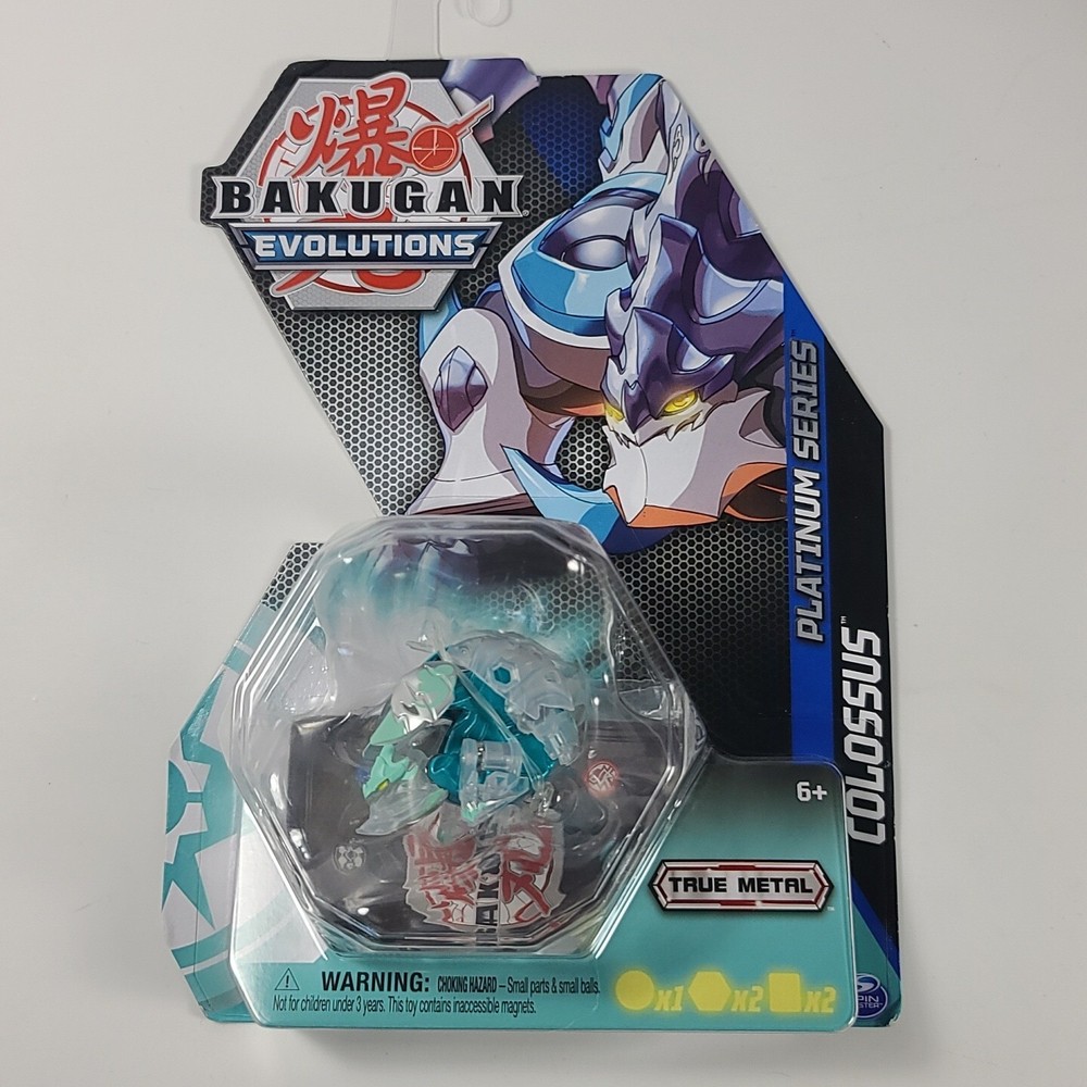 SpinMaster Bakugan Evolutions Platinum Series True metal Colossus