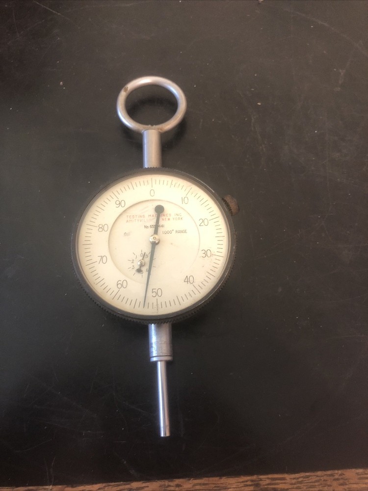 Testing Machines Inc. Dial Indicator No.655-441 Range 1.000"
