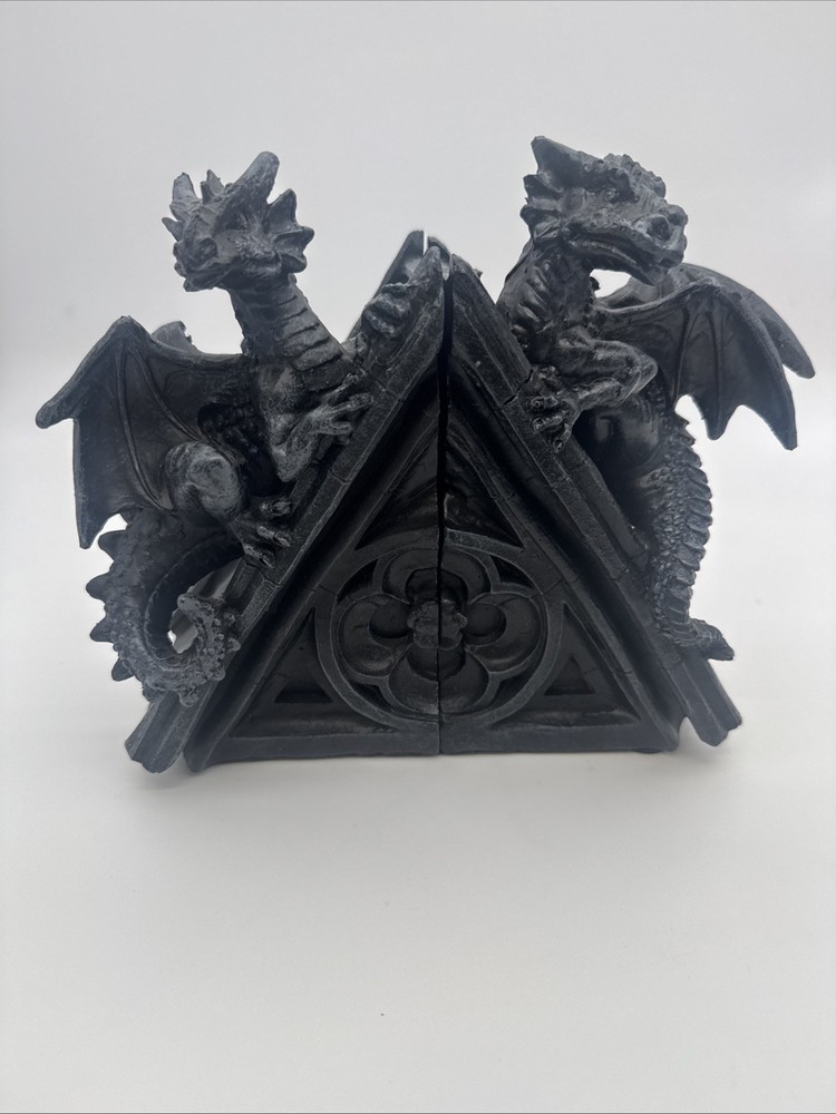 Toscano Castle Dragon Bookends