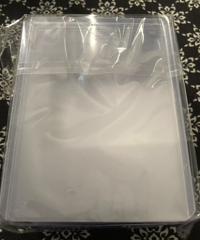 25  3x4 REGULAR TOPLOADERS Rigid PVC Standard Size Magic