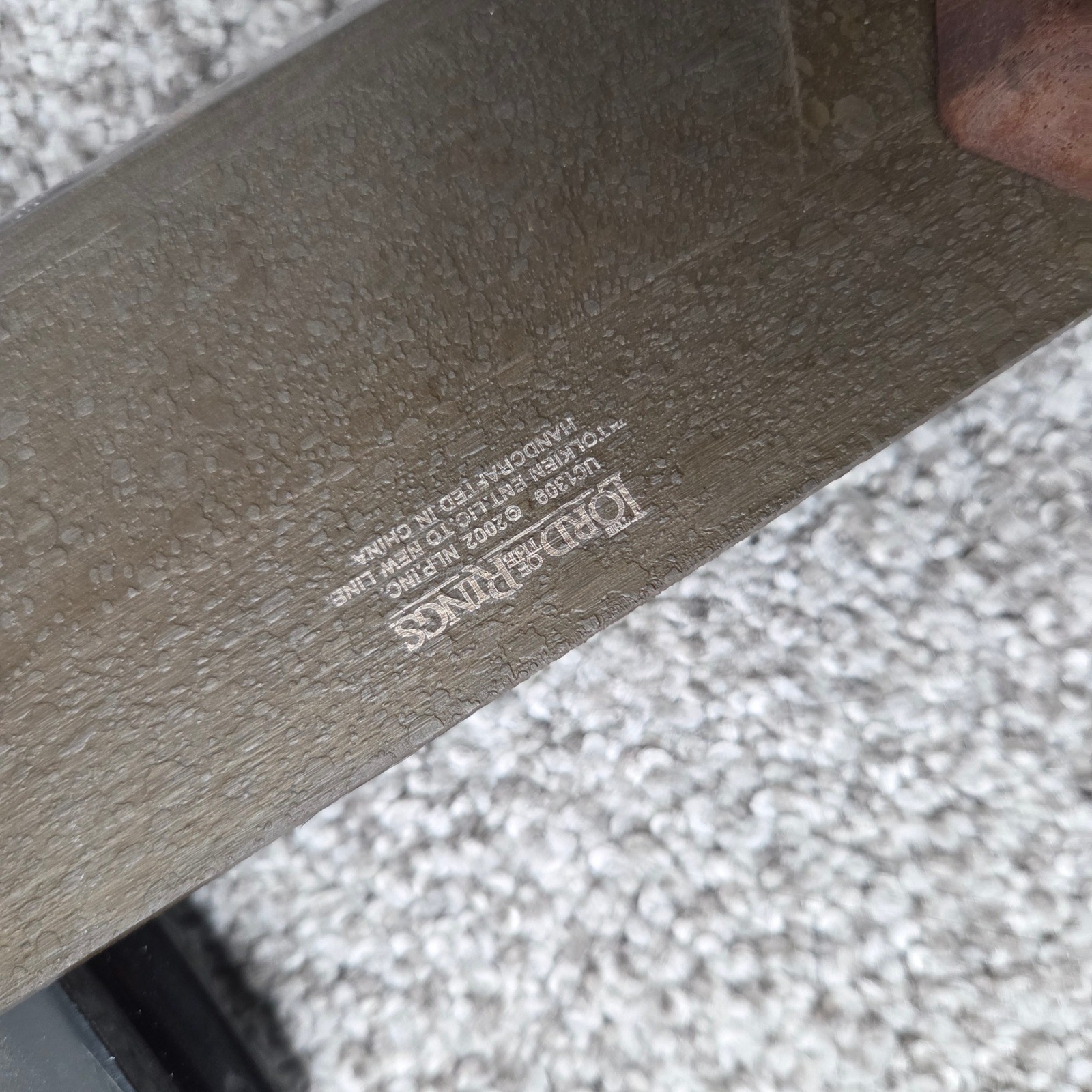 Lord of the Rings 2002 Original UC1309 Uruk Hai Scimitar United Cutlery Replica