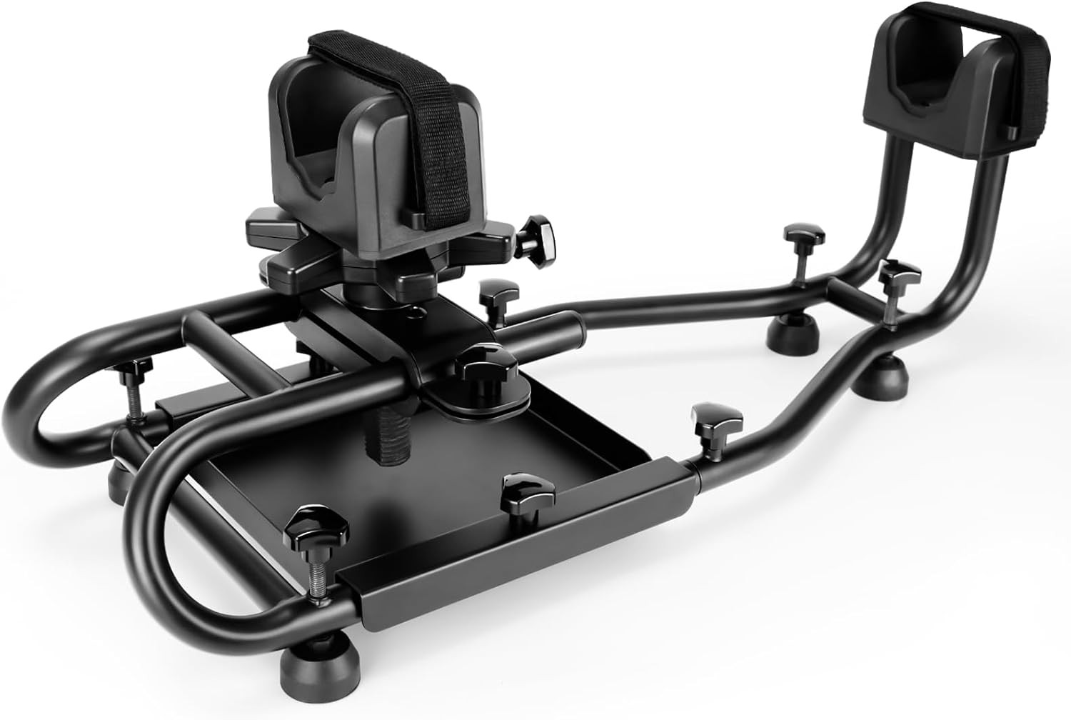 Heavy Duty Adjustable Rifle Shooting Rest with Rigid Steel Frame Non-Slip Base