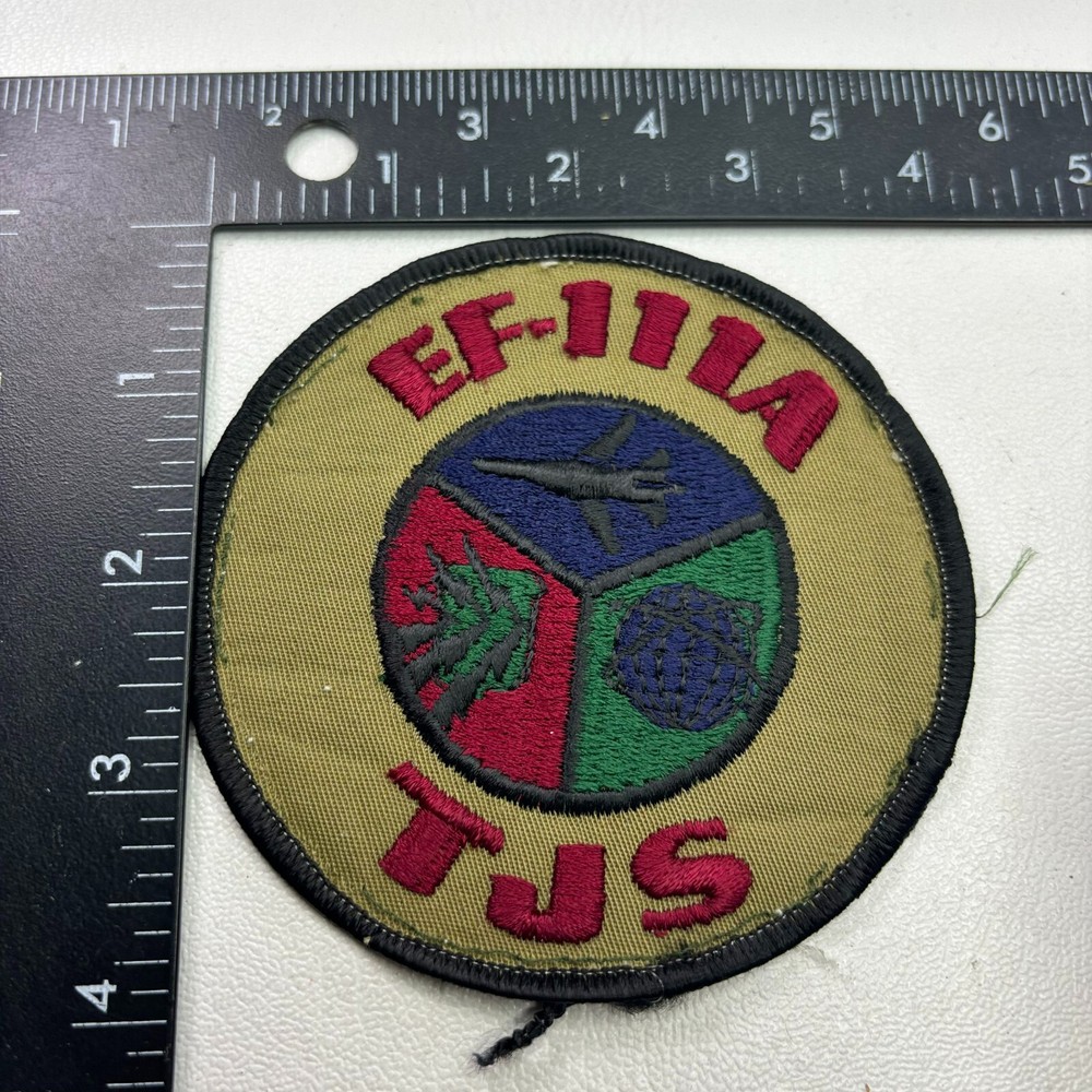 USAF EF-111A TJS TACTICAL JAMMING SYSTEMS Air Force Patch 45XA