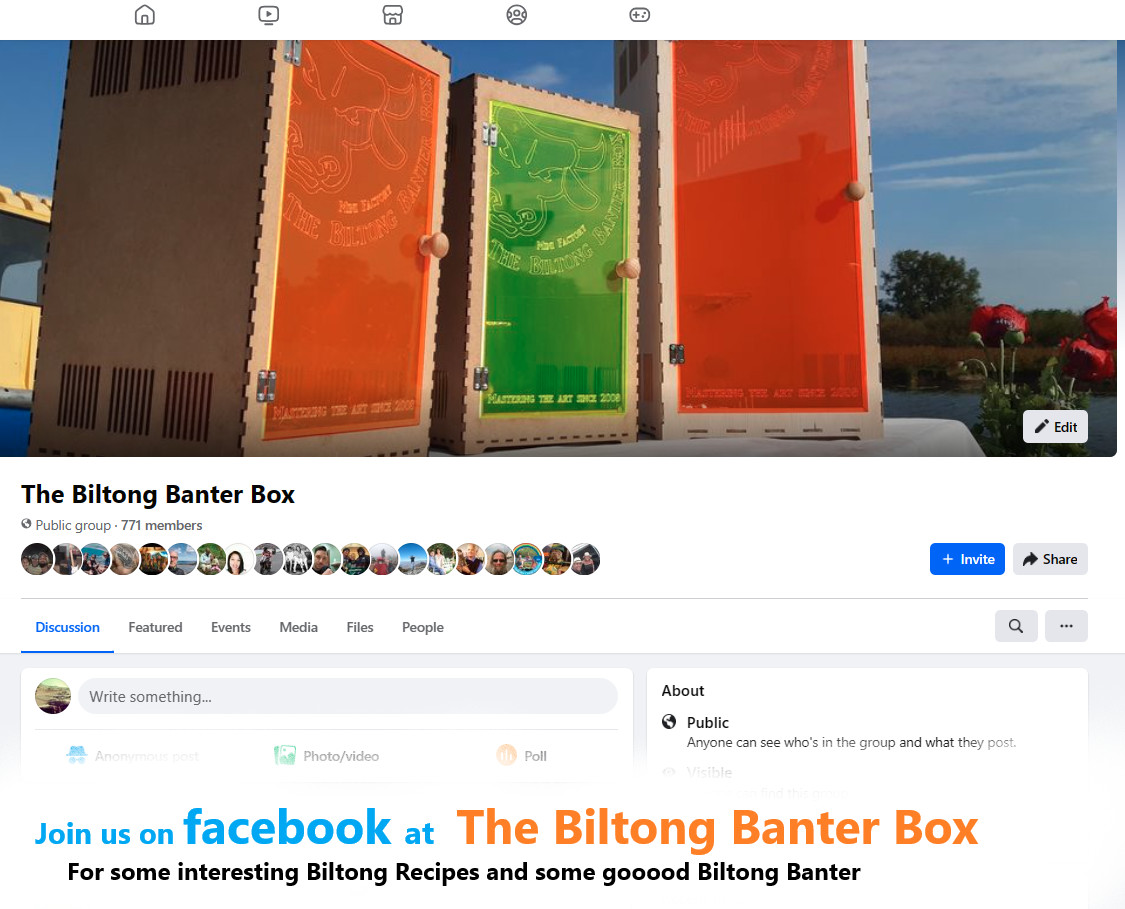 Biltong Box, Fan & Lamp Edition, Family Biltong / Droewors Maker, Dehydrator