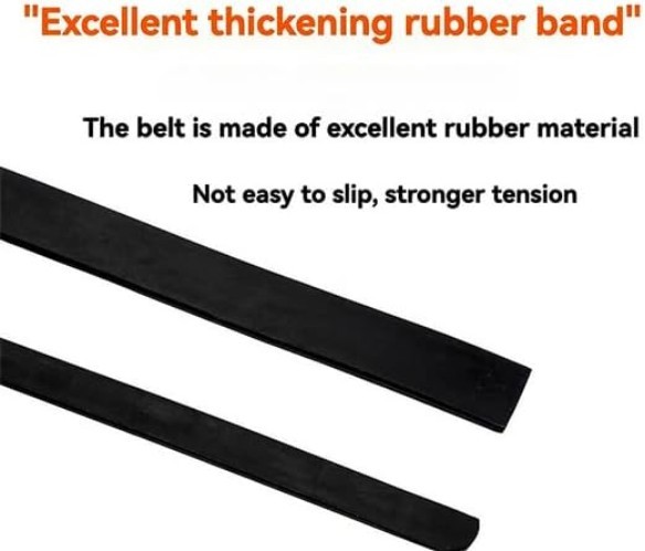 2-Pack Adjustable Rubber Strap Wrench Set – 25.20" & 20.48" Heavy-Duty Strap ...