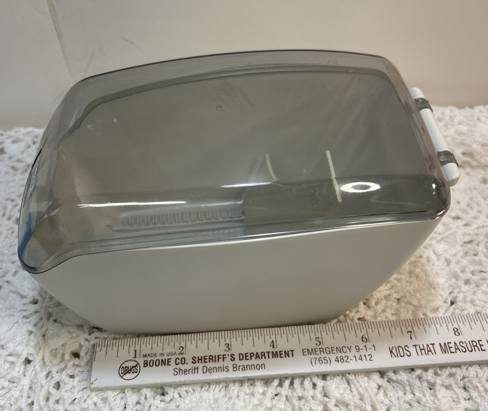 Vintage Alpha 3.5" Floppy Disk Double Sided Storage Box Case Holder