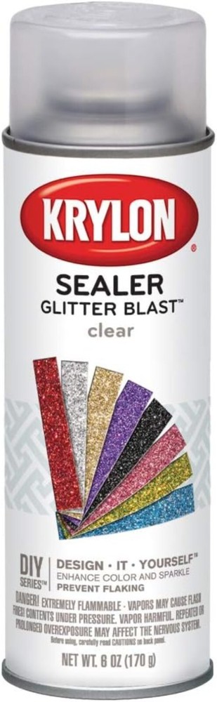 Ultimate Clear Sealer Spray For Glitter Projects - 6 Oz., Fast-Drying Formula