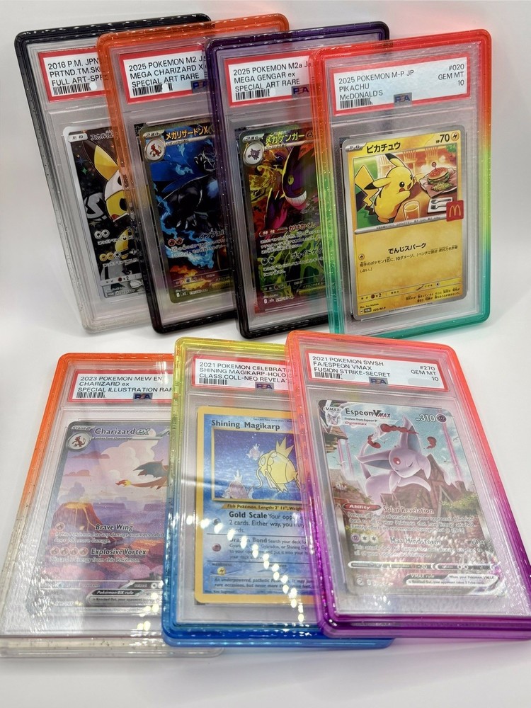 PSA Graded Slab Guard/ Slab Shield with TPU PC Protector Stackable Guard - US