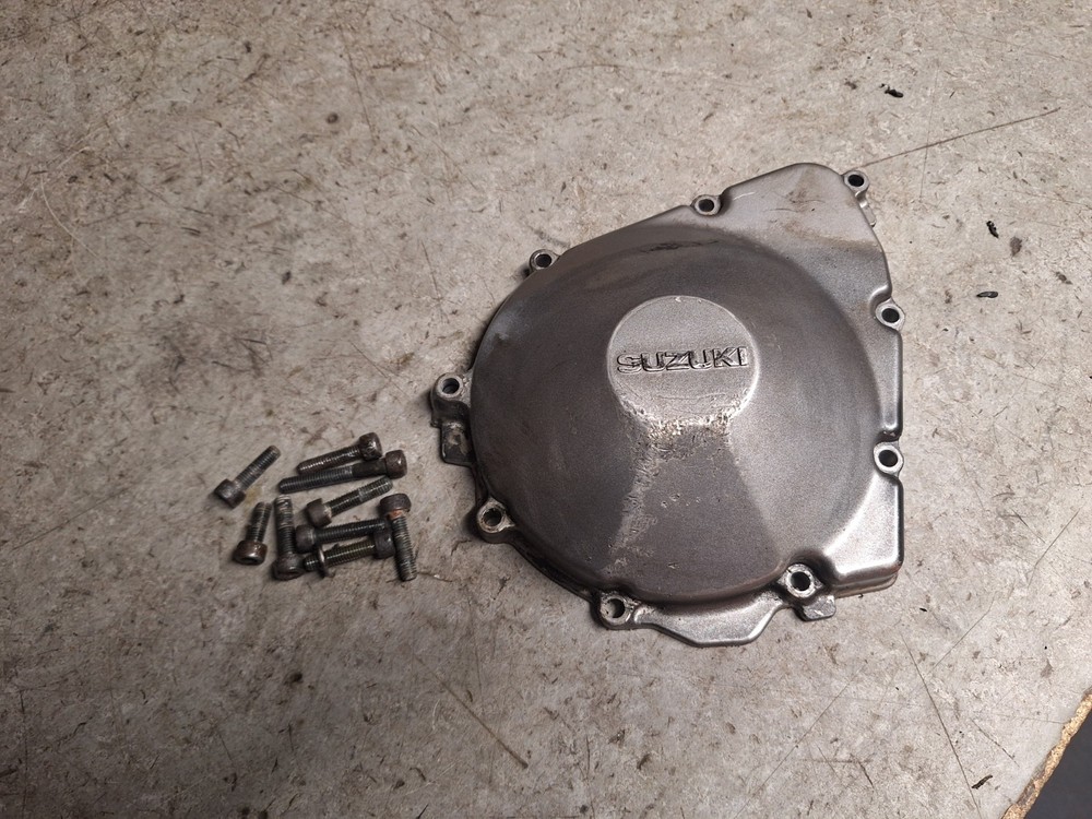 2000 Suzuki GSX600F - Side Engine Casing Generator Stator Cover & Fixing Bolts