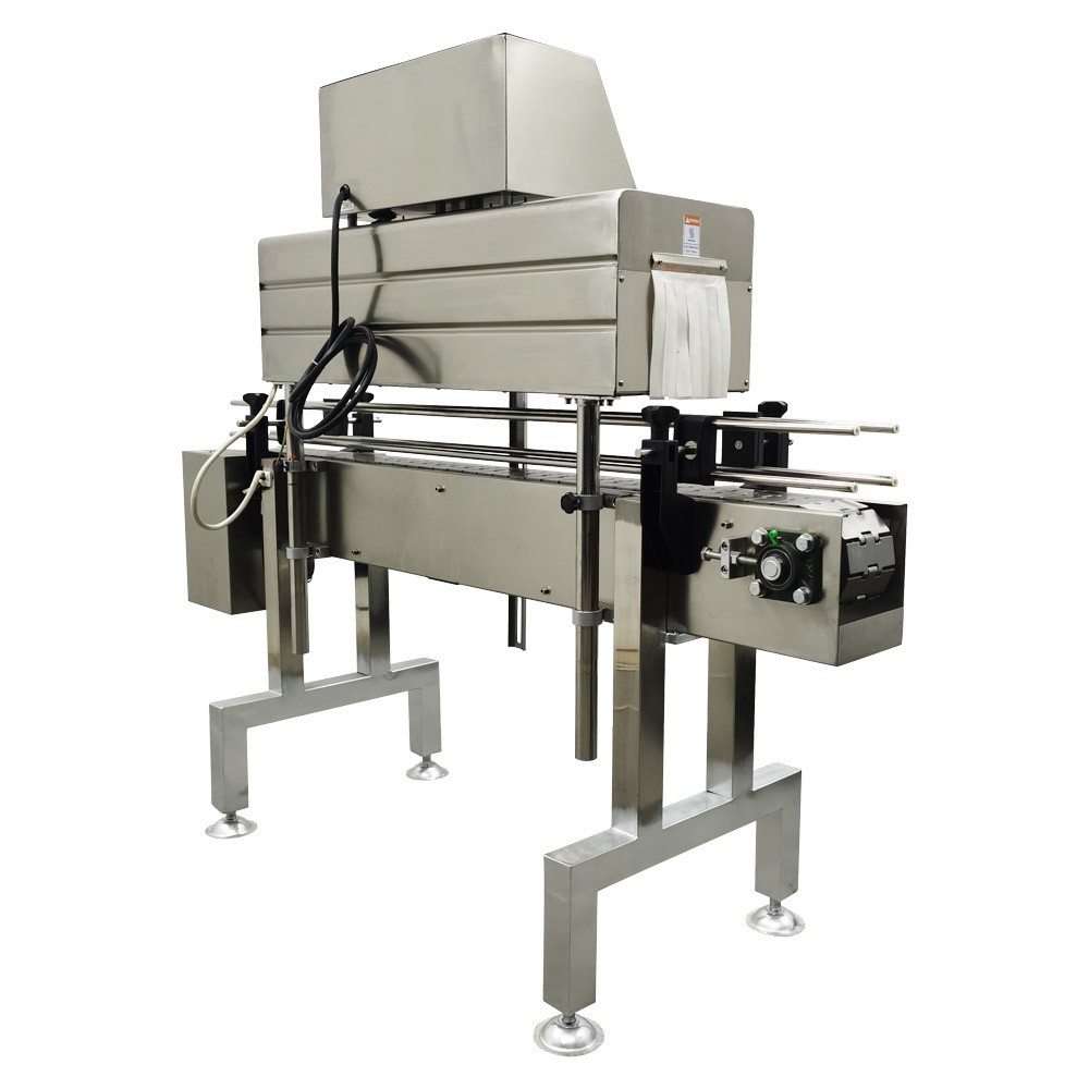 220V 7KW Fully Auto Bottle Mouth Label Thermal Heat Shrink Machine 3PH