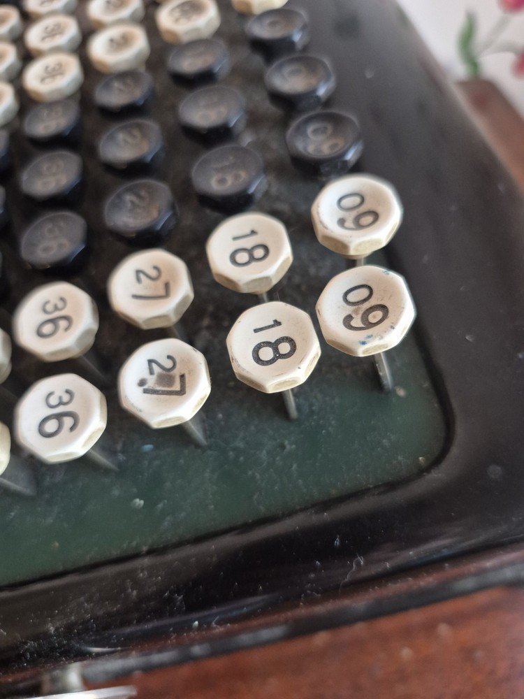 Antique Burroughs Adding Machine Calculator