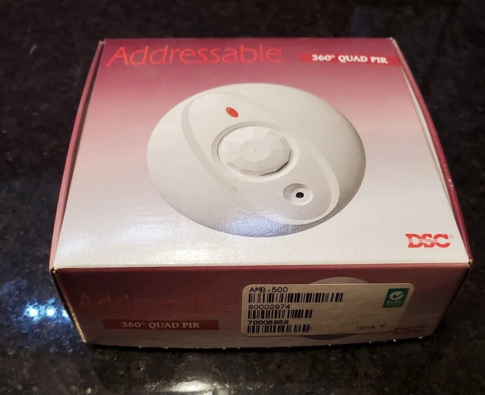 DSC AMB-500 Addressable 360 Quad Ceiling PIR NEW