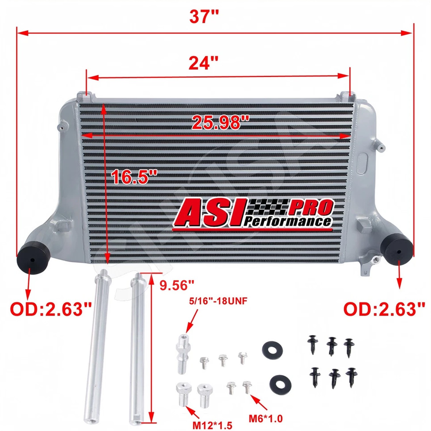 Performance Front Mount Turbo Intercooler fit 2020-2023 Ford Explorer ST 3.0L V6