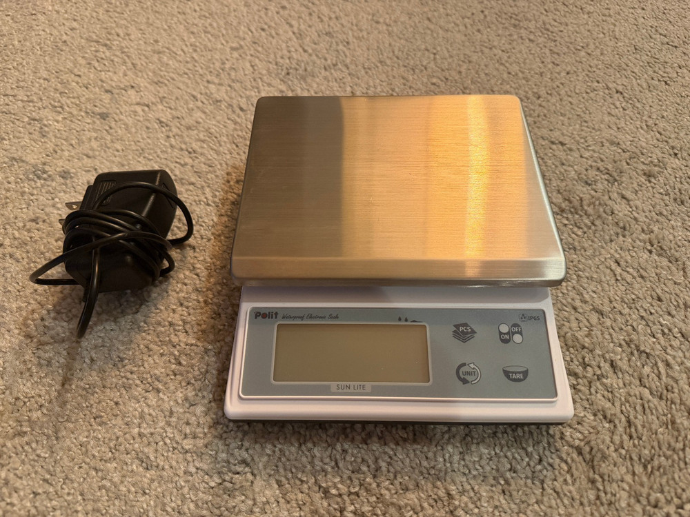 Polit Sun Lite IP65 Waterproof Baking Scale Digital Kitchen Scale