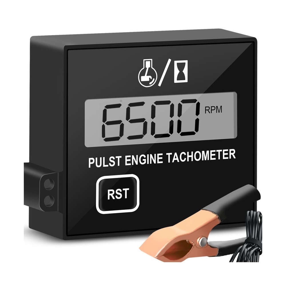 Chainsaw Tachometer-Digital Tachometer Tach Gauge Small Engine Tachometer Dig...