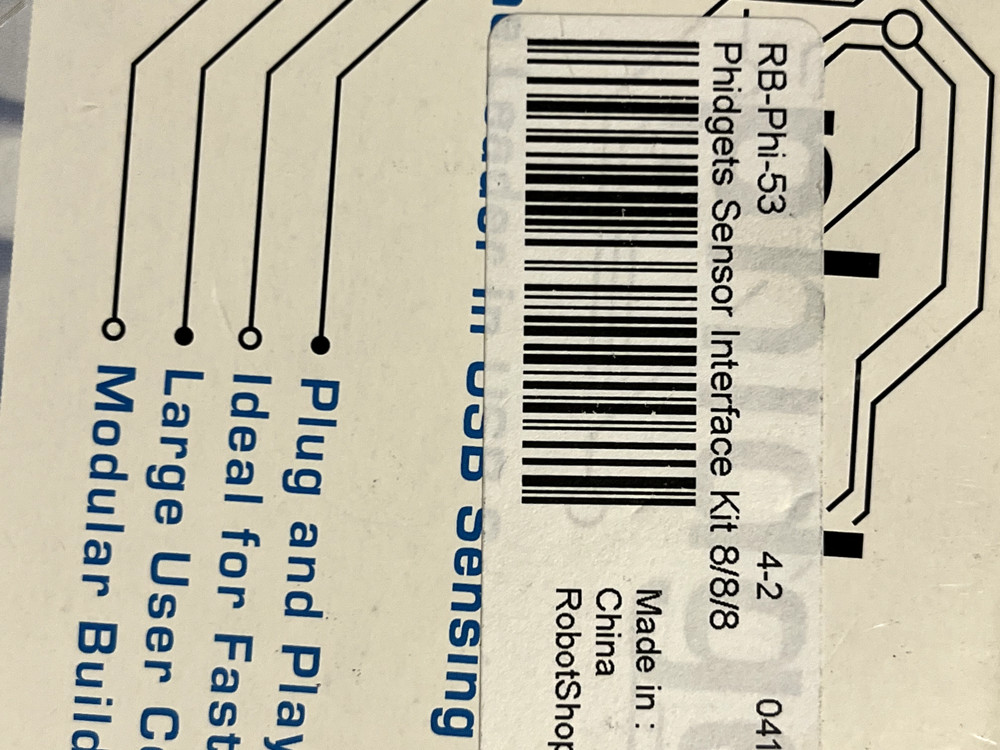 Phidgets Sensor Interface Kit 8/8/8 RB-Phi-53 (RB-Phi-53 / 1018_3)