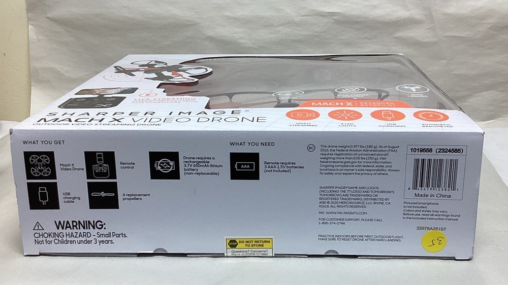 Sharper Image Drone with Streaming Camera- Free S&H