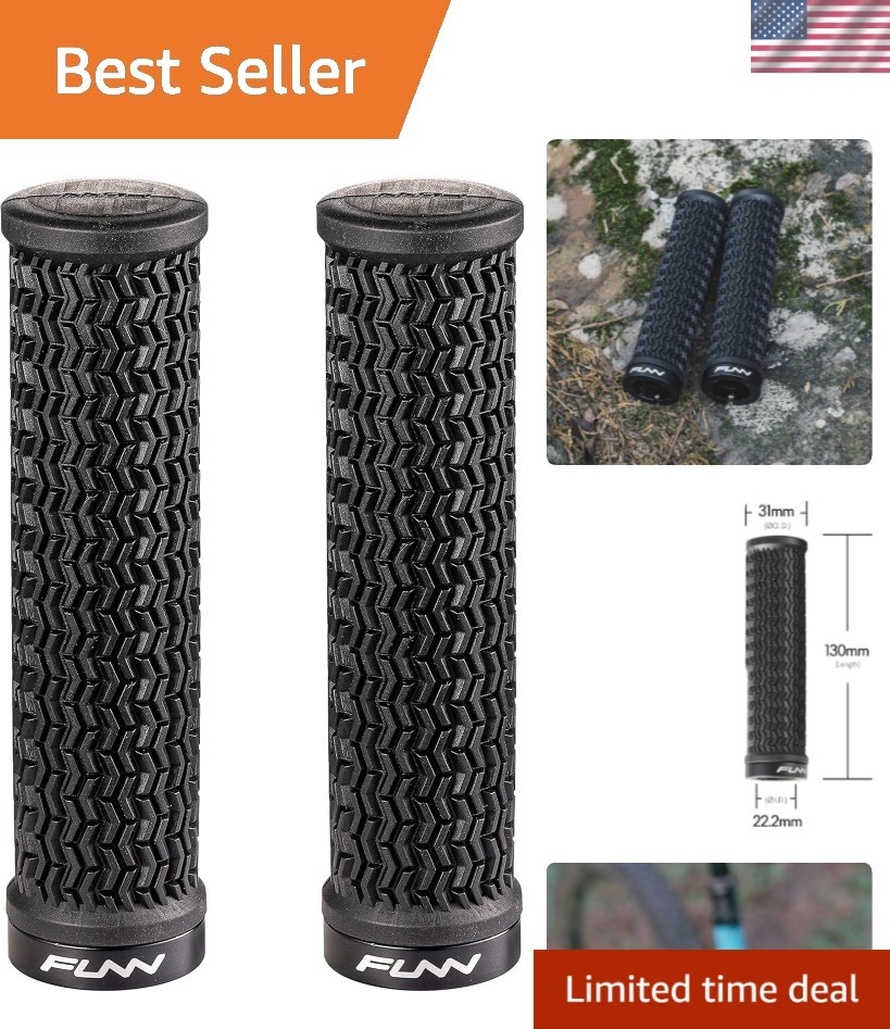 Ergonomic Holeshot Bike Handle Grips - Durable Soft Compound, Enhanced Control