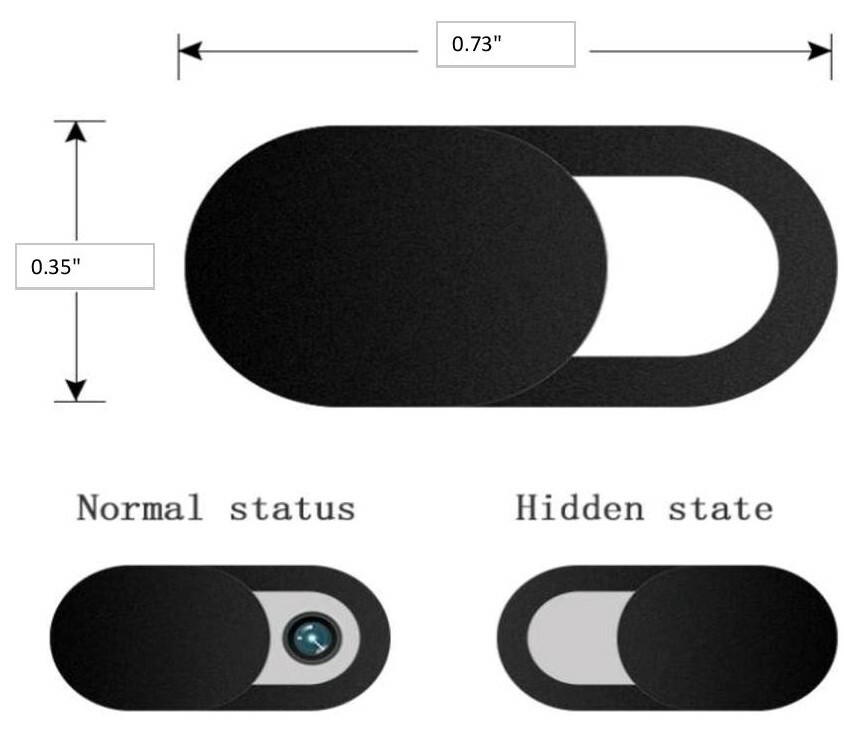 Webcam Cover Slider Camera Shield Protector Laptop iPad iPhone Samsung Privacy
