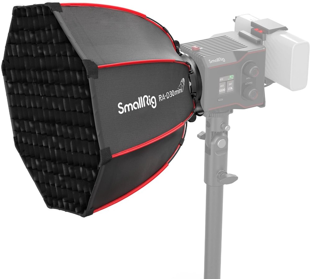 Lightweight Mini Parabolic Softbox for RC 60B COB Light - Enhanced Light Control