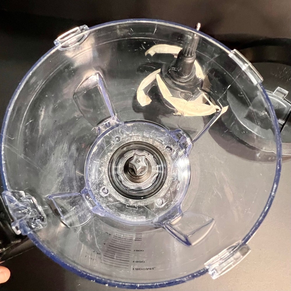 Ninja 64oz Food Processor Pitcher Lid Blade Set Black Clear Replacement