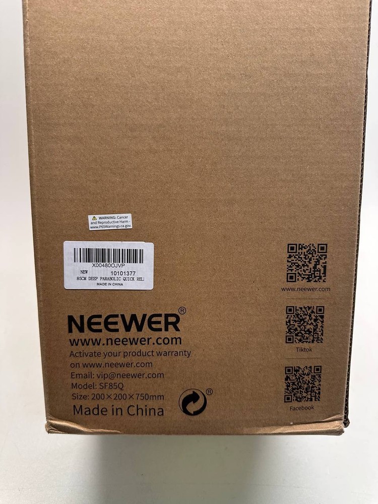 NEEWER 85cm Parabolic Softbox Quick Set up Quick Folding with Diffusers/Bag