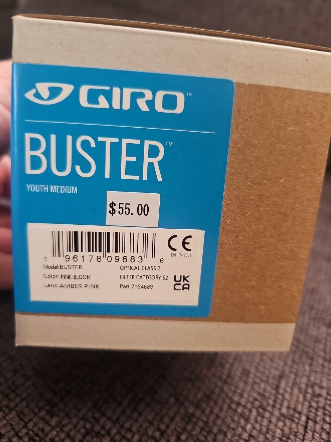 NEW Giro Buster Youth Medium Snow Sport Goggle Pink Bloom