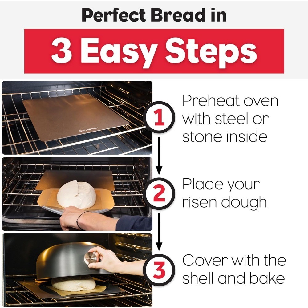 Ultralight Baking for Sourdough Bread Boule No Preheating Required Crispy