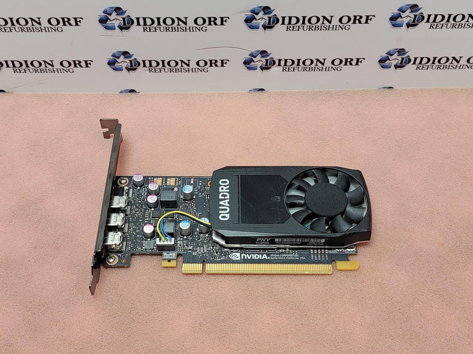 NVIDIA QUADRO P400 2GB GDDR5 GPU SKU 18597
