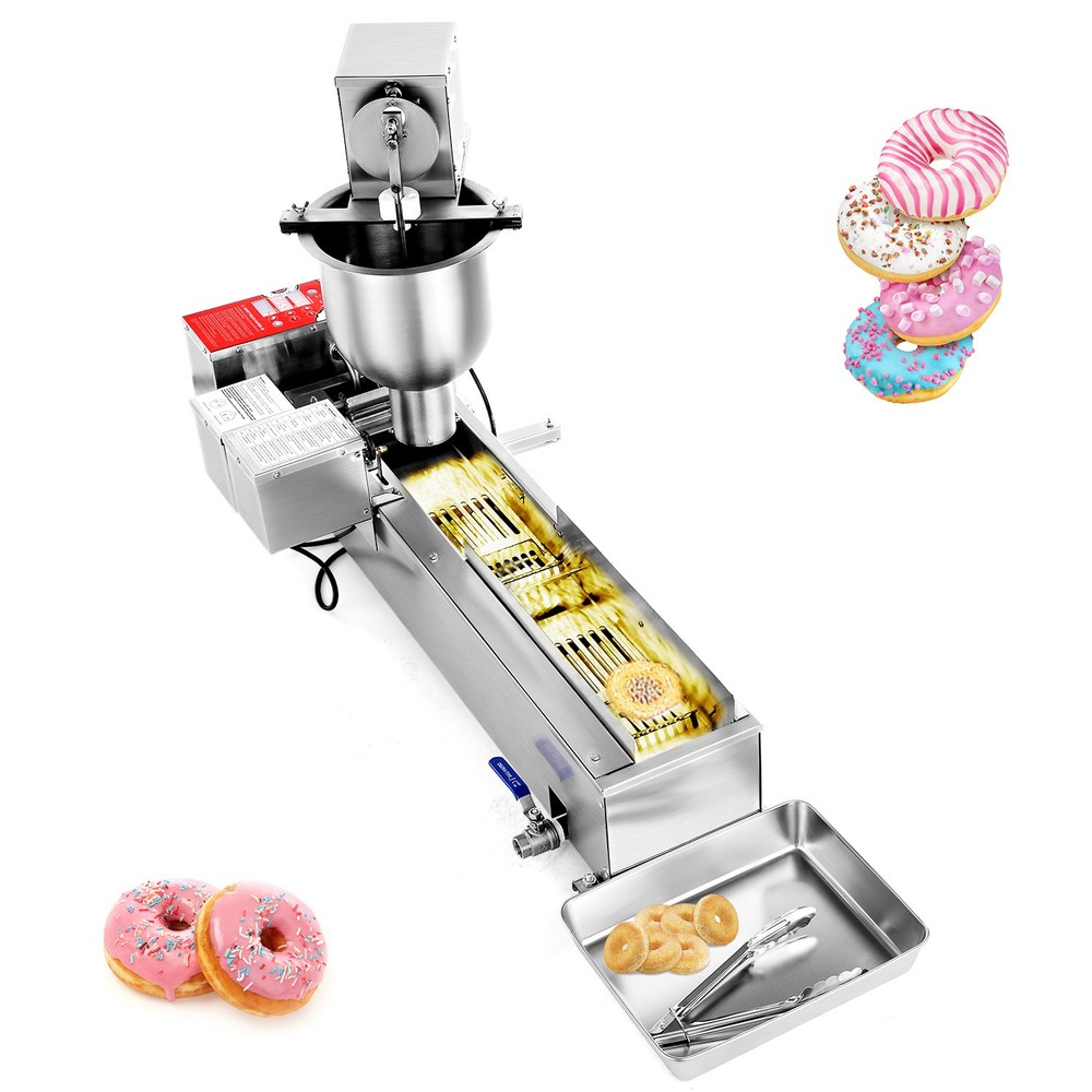 Commercial Automatic Donuts Making Machine Doughnut Maker Single Row 90 PCS/H