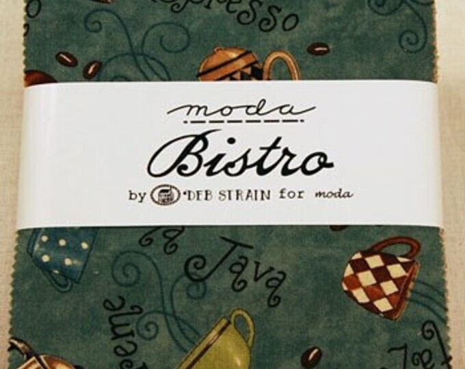 Bistro by Deb Strain Moda 5" charm Squares NEW