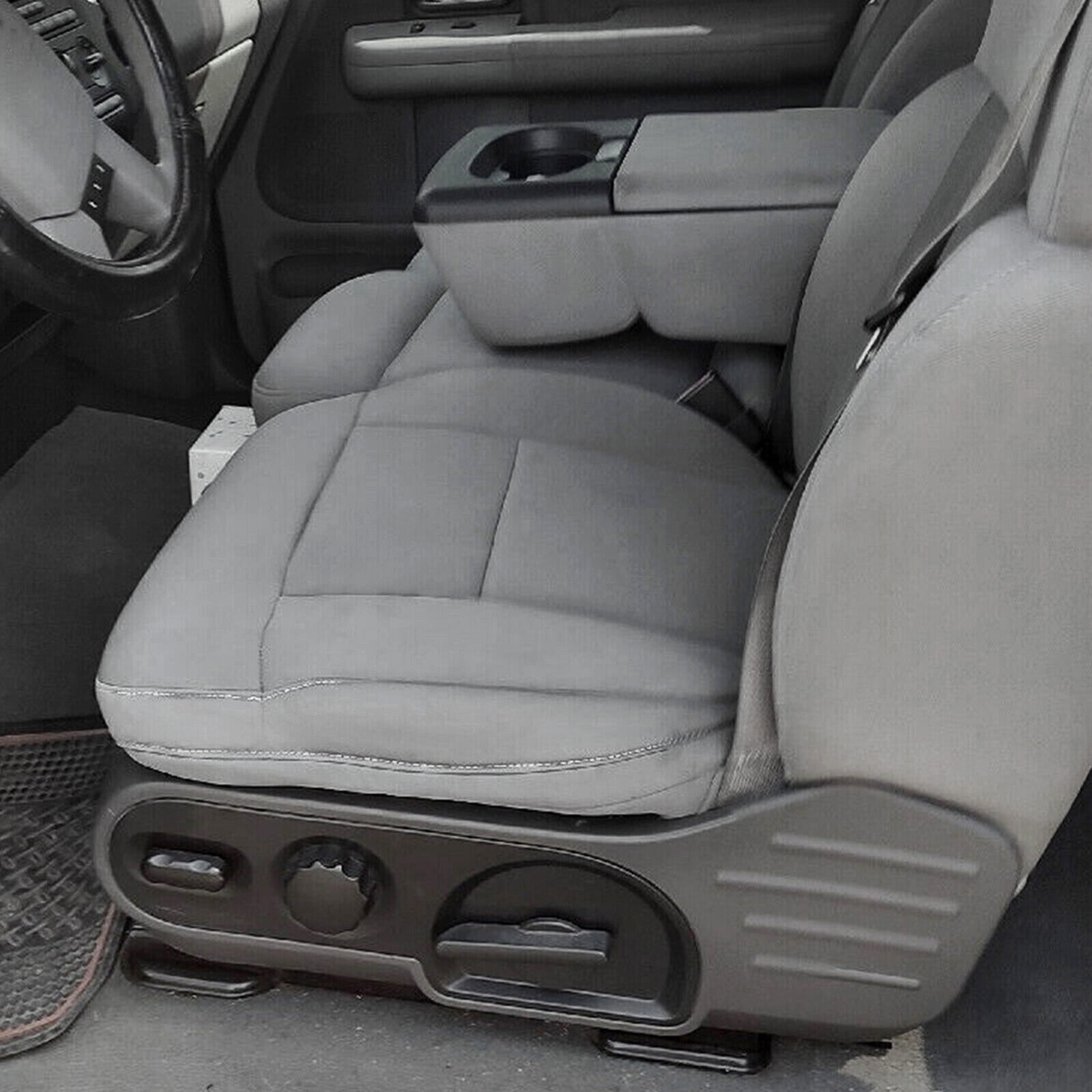 For Ford F150 2004-2008 2005 2006 2007 STX Driver Bottom Cloth Seat Cover Gray