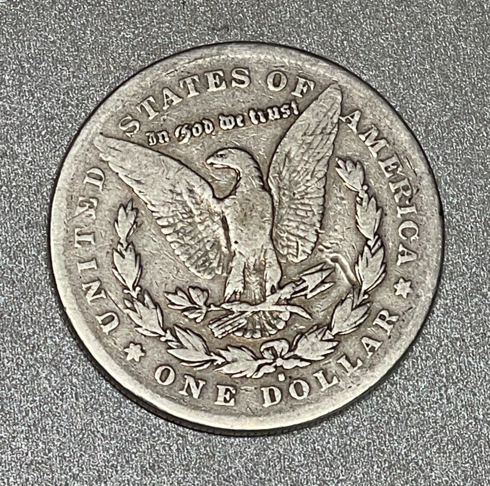 1879-S Morgan 90% Silver Dollar Minted 2nd Reverse Parallel Arrow Feathers