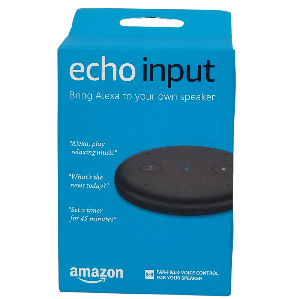 Echo Input Amazon Voice Control Speakers Bring Alexa Right To Your Speaker Black