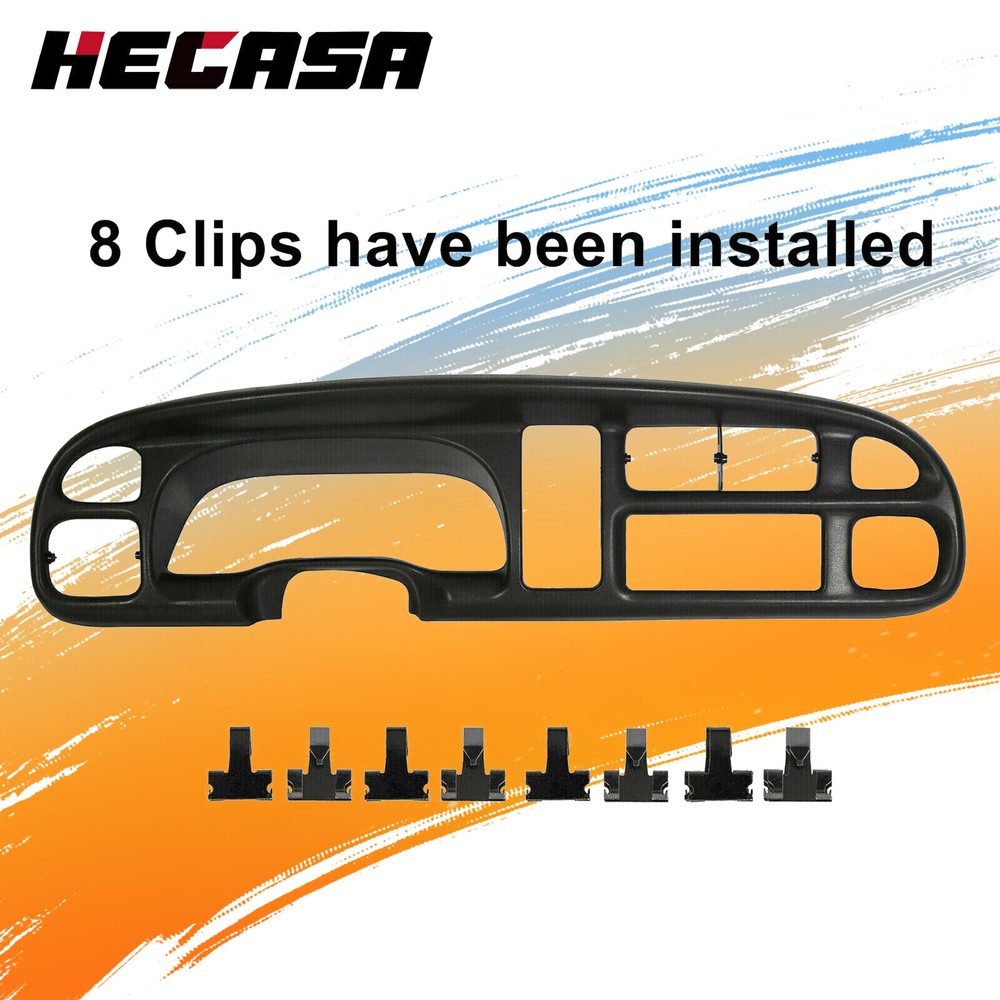 For 98-02 Dodge Ram 1500 2500 3500 Instrument Panel Dash Face Surround Bezel