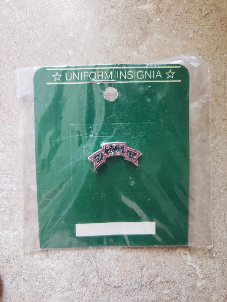 AIRBORNE RANGER Tab (SMALL 1") Hat Pin