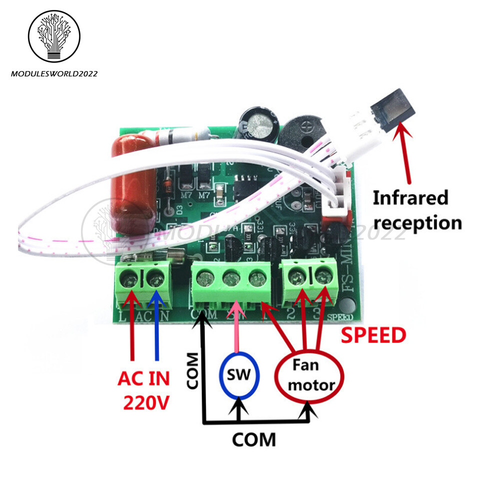 Universal Fan Remote Control Modified Board Circuit Board Control Board Module