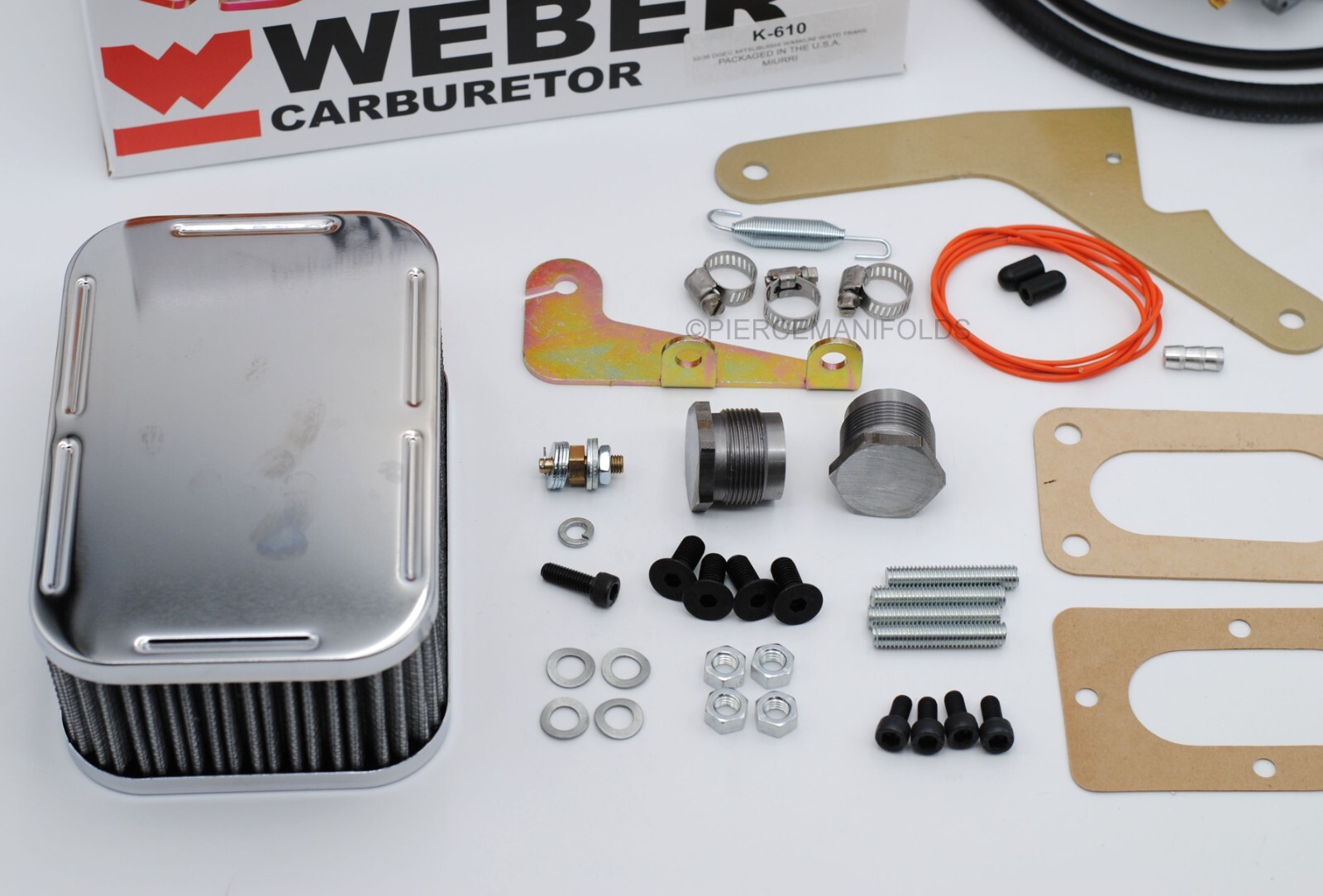 K610 WEBER 32/ 36 DGEV CONVERSION FOR DODGE D50 2.0, 2.6 W/ MANUAL TRANS