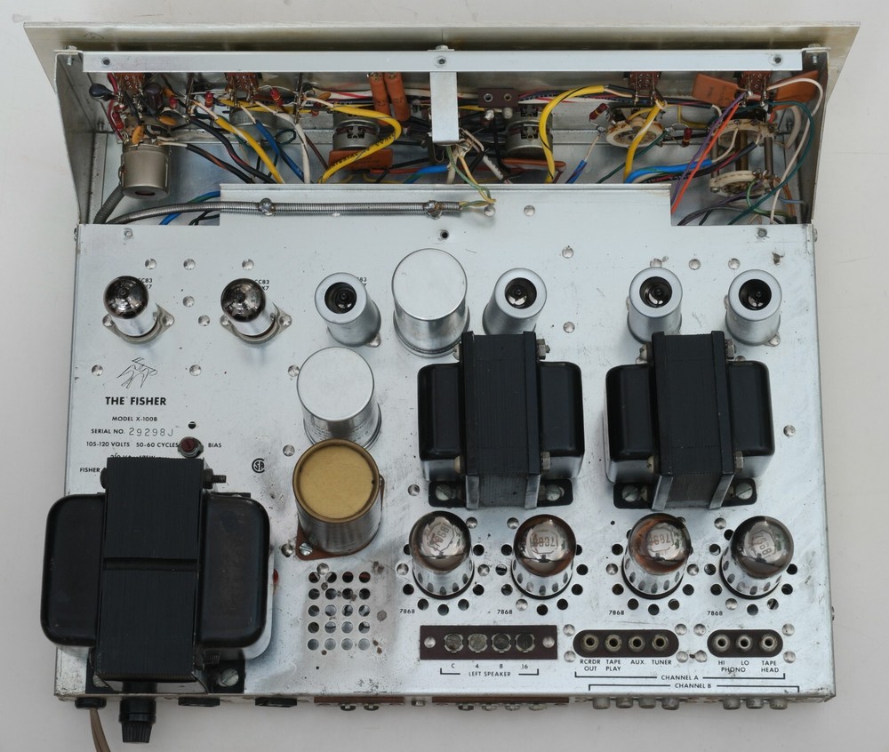 Fisher X-100-B Stereo Master Control Amplifier : Good Working Condition!!!