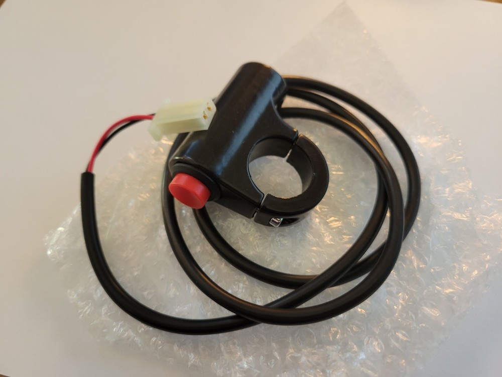7/8" Handlebar E-Bike Cruise Control push button for speed controller (or horn).
