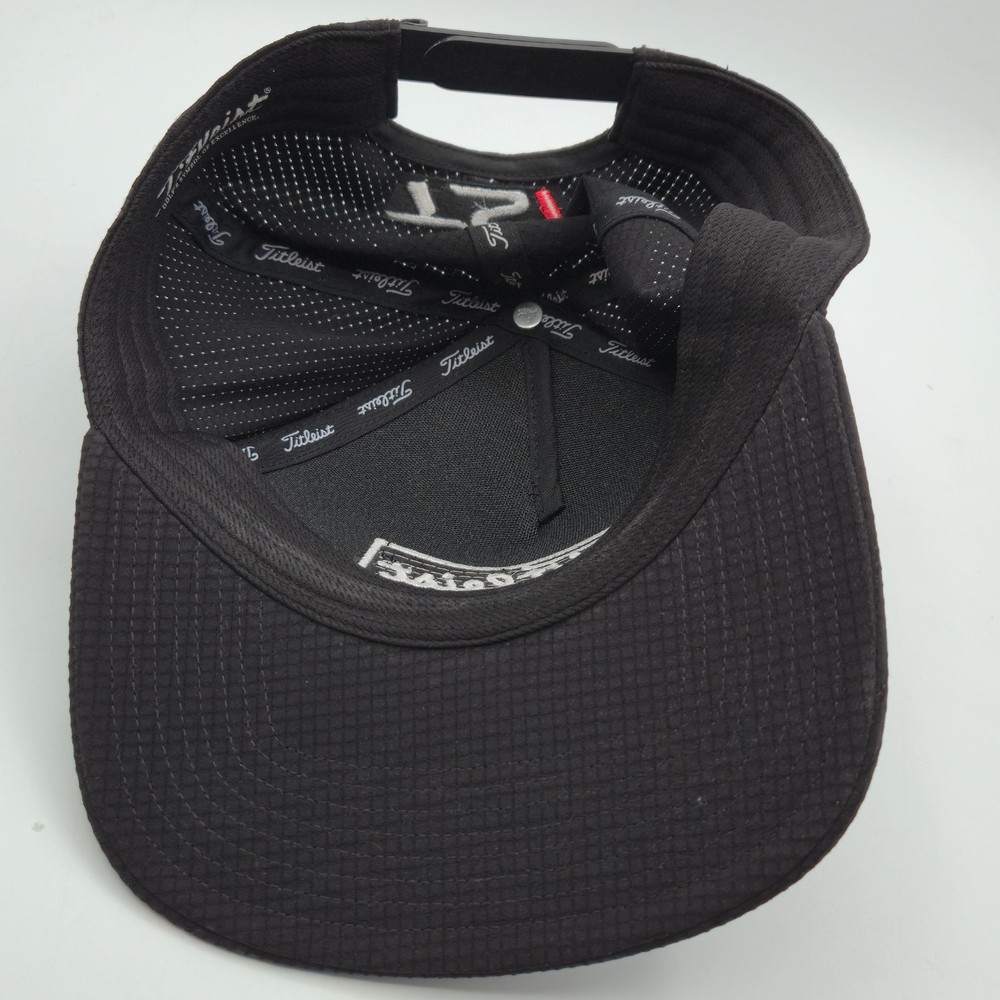 Titleist TSi Black Adjustable Golf Hat Mesh Back Lightweight